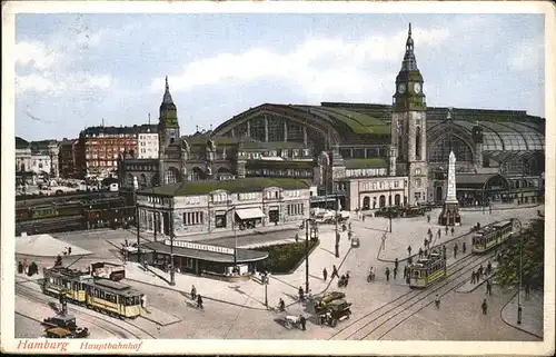 Hamburg Hauptbahnhof Strassenbahn Kat. Hamburg