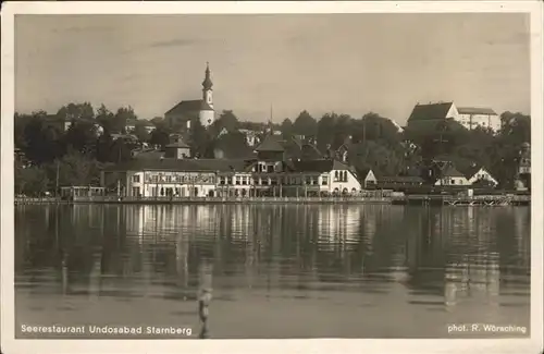 Starnberg See Restaurant Undosabad Kat. Starnberg