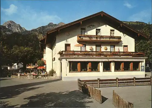 Bayrischzell Gasthof Wedelstein Kat. Bayrischzell