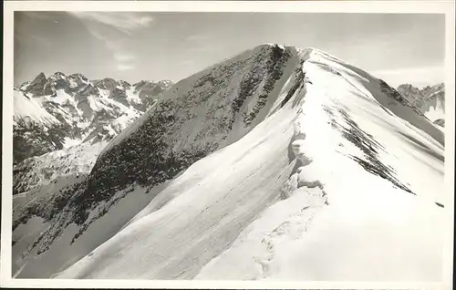 Oberstdorf Fellhorn Maedelgabelgruppe Kat. Oberstdorf