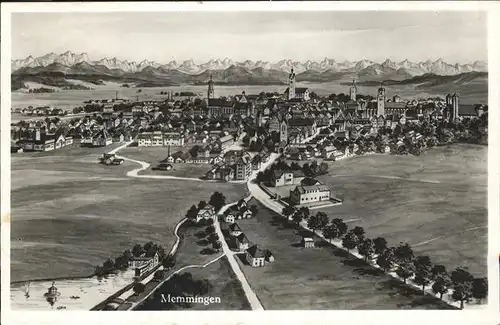 Memmingen Fliegeraufnahme  Kat. Memmingen