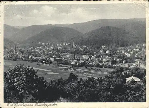 Bad Harzburg Blick vom Butterberg Kat. Bad Harzburg