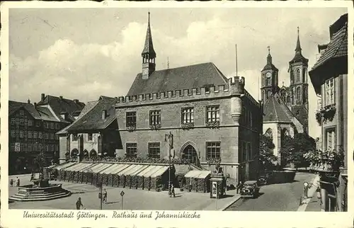 Goettingen Niedersachsen Johanniskirche, Rathaus / Goettingen /Goettingen LKR