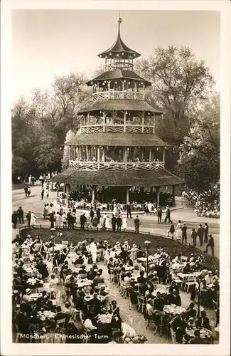 Muenchen Chinesischer Turm Kat. Muenchen