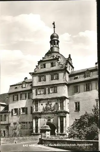 Bad Mergentheim Deutschordenschloss Hauptportal Kat. Bad Mergentheim