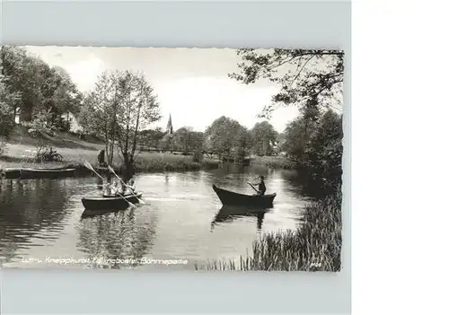 Fallingbostel Partie an der Boehme Paddelboot Kat. Bad Fallingbostel