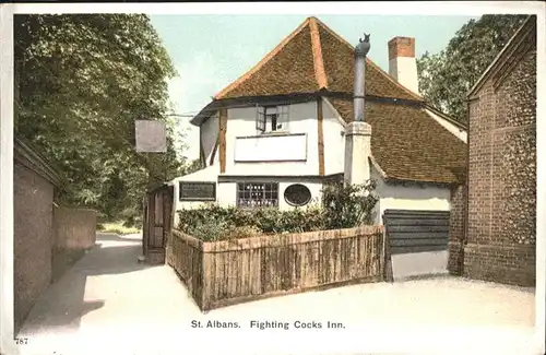 St Albans Fighting Cocks Inn. Kat. St Albans