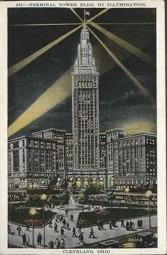 Cleveland Ohio Terminal Tower Bldg. Kat. Cleveland