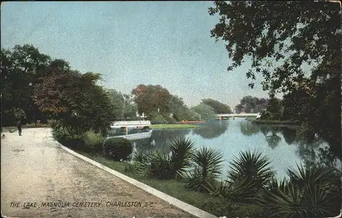 Charleston South Carolina The Lake Magnolia Cemetery Kat. Charleston