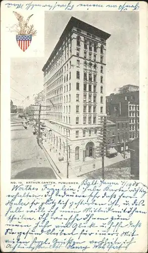 Baltimore Maryland Guardian Trust Building Kat. Baltimore