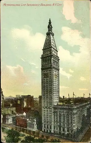 New York City Metropolitan Life Insurance Building / New York /