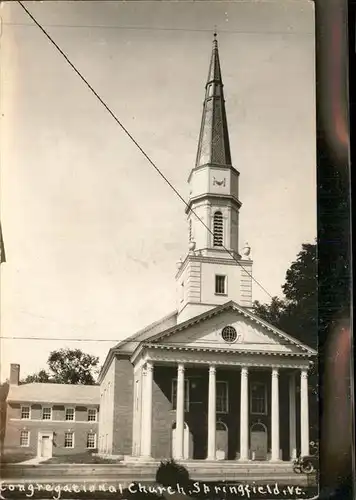 Springfield Vermont Church Kat. Springfield