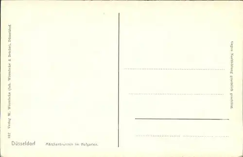 Skulpturen Duesseldorf Maerchenbrunnen Hofgarten / Skulpturen /