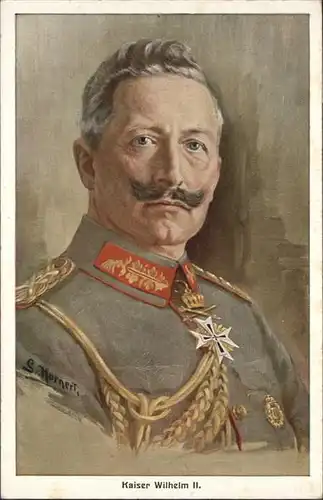 Wilhelm II Kuenstler Hornert / Persoenlichkeiten /