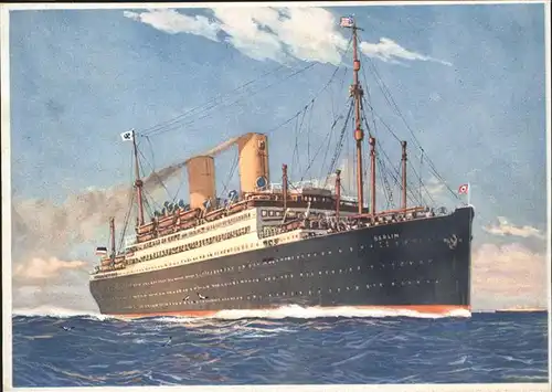 Dampfer Oceanliner Berlin Kat. Schiffe