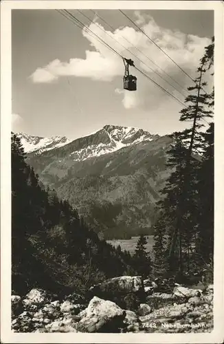 Seilbahn Nebelhornbahn Oberstdorf Allgaeu / Bahnen /