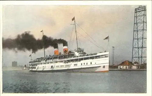 Dampfer Binnenschifffahrt S.S. Cayuga Toronto Niagara Line Kat. Schiffe