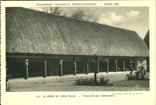 Exposition Coloniale Paris 1931 Le Jardin Congo Belge Pavillon Kat. Expositions