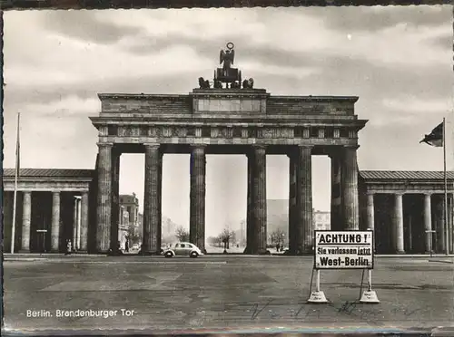 Brandenburgertor Berlin  Kat. Gebude und Architektur