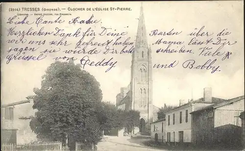 Tresses Clocher de l`Eglise Kat. Tresses