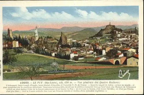 Le Puy-en-Velay Quatres Rochers / Le Puy-en-Velay /Arrond. du Puy