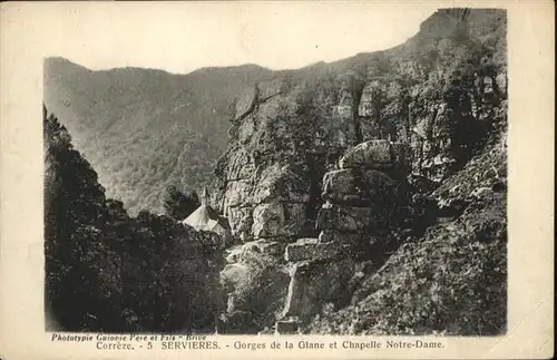 Correze Gorges de la Glane
chapelle Notre-Dame / Correze /Arrond. de Tulle