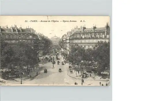 Paris Avenue de Opera Avenue / Paris /Arrond. de Paris