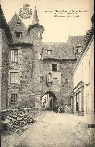 Uzerche Porte Barachaude Kat. Uzerche