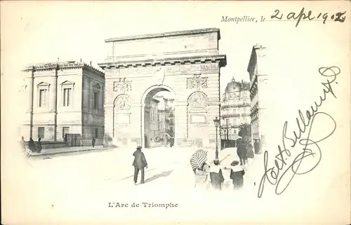 Montpellier Arc de Triomphe Kat. Montpellier