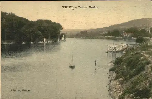 Triel-sur-Seine Vue sur Meulan Kat. Triel-sur-Seine