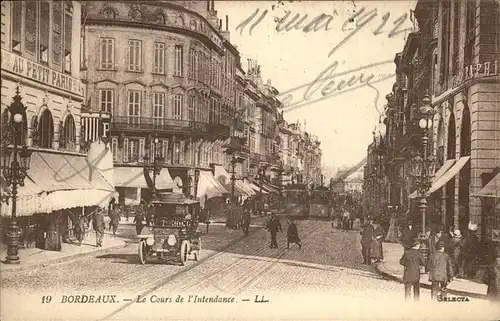 Bordeaux Le Cours de l` Intendance Kat. Bordeaux