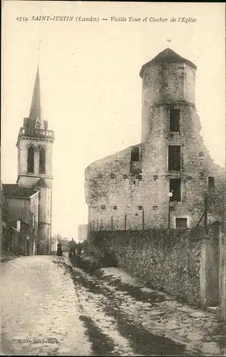 Saint-Justin Mirande Vicille Tour
Clocher de l`Eglise Kat. Saint-Justin