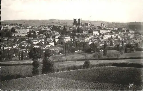 Auch Gers Vue generale vers la Cathedrale