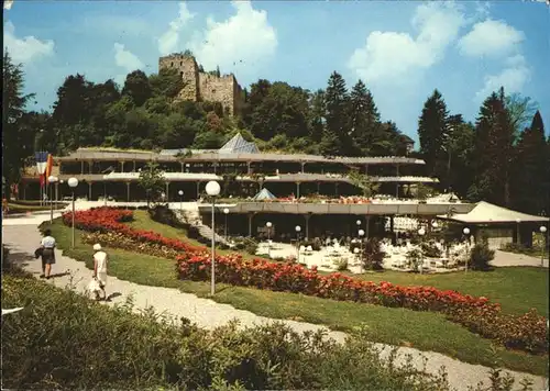 Badenweiler Kurhaus mit Burg Thermalbad Kat. Badenweiler