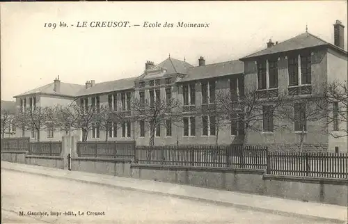 Le Creusot Saone et Loire Ecole des Moineaux Kat. Le Creusot