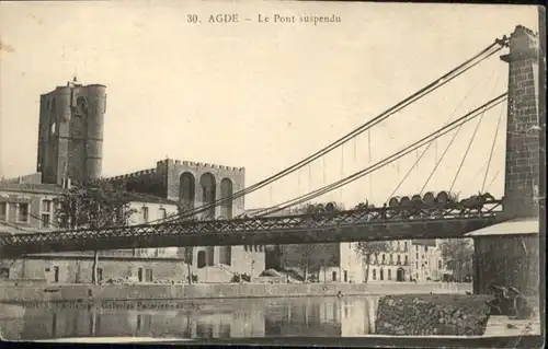 Agde le Pont suspendu x