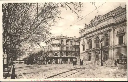 Sete Herault Sete le Theatre Avenue Victor Huge * / Sete /Arrond. de Montpellier