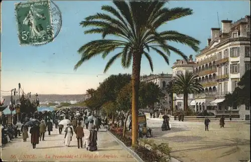 wu59498 Nice Alpes Maritimes Nice Promendade Hotel des Anglais x Kategorie. Nice Alte Ansichtskarten