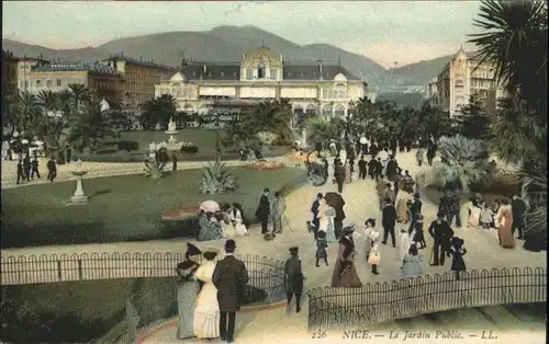 wu59506 Nice Alpes Maritimes Nice Jardin Public * Kategorie. Nice Alte Ansichtskarten