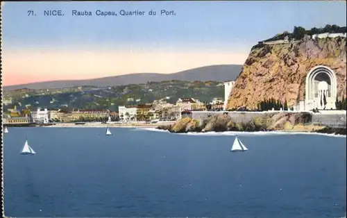 wu59561 Nice Alpes Maritimes Nice Rauba Capeu Port * Kategorie. Nice Alte Ansichtskarten