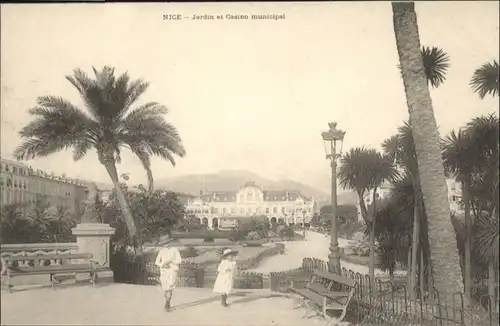 wu59584 Nice Alpes Maritimes Nice Jardin Casino * Kategorie. Nice Alte Ansichtskarten