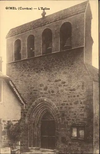 Gimel-les-Cascades Correze Eglise Kirche *