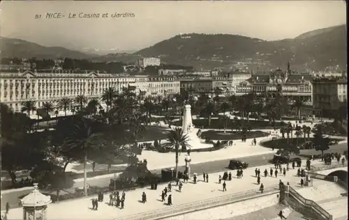 ww84390 Nice Alpes Maritimes Nice Casino Jardins x Kategorie. Nice Alte Ansichtskarten