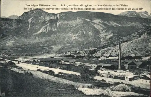 Argentiere Haute-Savoie Usine  *