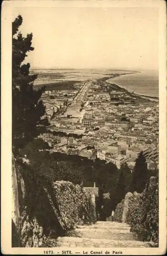 Sete Herault Sete Le Canal de Paris * / Sete /Arrond. de Montpellier