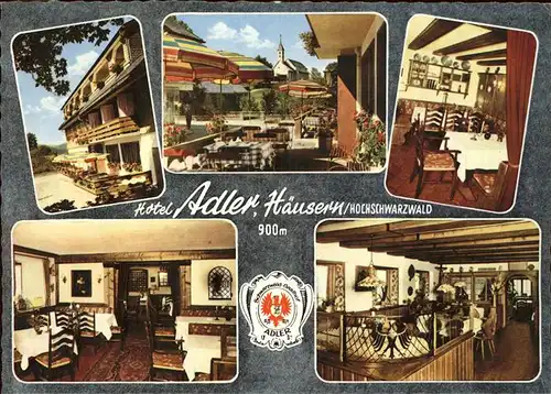 Haeusern Schwarzwald Hotel Adler Preise Kat. Haeusern