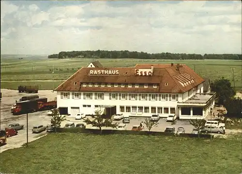 Ulm Donau Rasthaus Esso Station Kat. Ulm