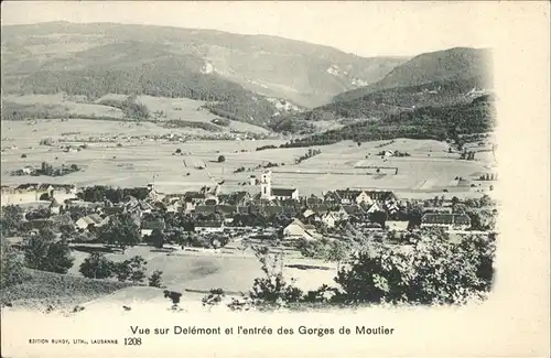 Delemont Gorges de Moutier Kat. Delemont