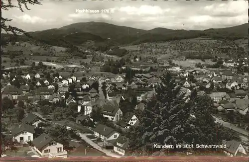 Kandern Gesamtansicht Kat. Kandern