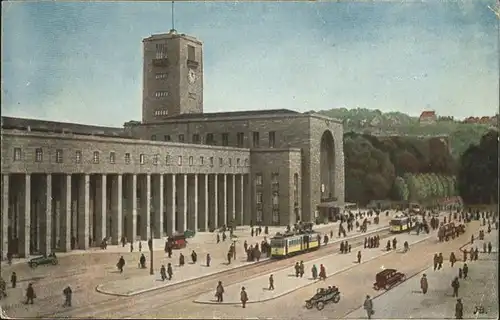 Strassenbahn Stuttgart Hauptbahnhof Kat. Strassenbahn